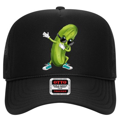 Funny Dabbing Pickle Dancing Cucumber Lover Funny Gift Trucker Hat
