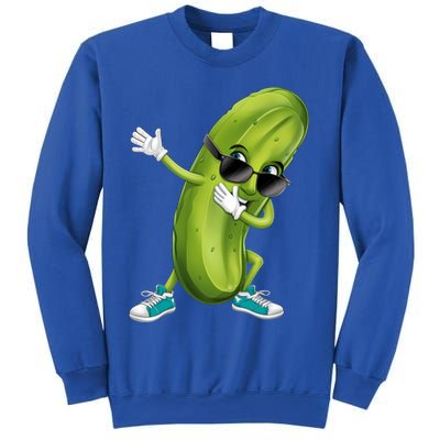 Funny Dabbing Pickle Dancing Cucumber Lover Funny Gift Sweatshirt