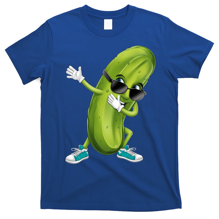 Funny Dabbing Pickle Dancing Cucumber Lover Funny Gift T-Shirt
