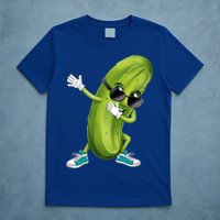 Funny Dabbing Pickle Dancing Cucumber Lover Funny Gift T-Shirt