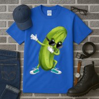 Funny Dabbing Pickle Dancing Cucumber Lover Funny Gift Tall T-Shirt