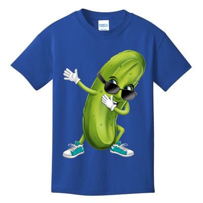 Funny Dabbing Pickle Dancing Cucumber Lover Funny Gift Kids T-Shirt