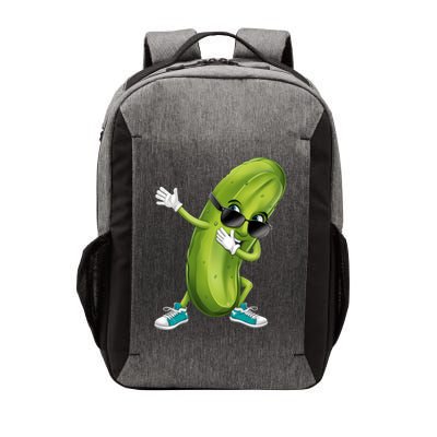 Funny Dabbing Pickle Dancing Cucumber Lover Funny Gift Vector Backpack