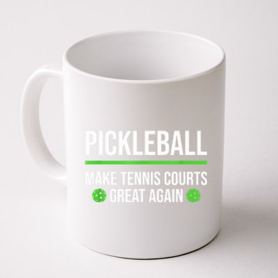 Funny Dink Player Pickleball Make Tennis Courts Great Again Gift Coffee Mug