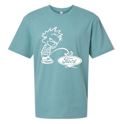 Fuct Dsm Pee Boy Sueded Cloud Jersey T-Shirt