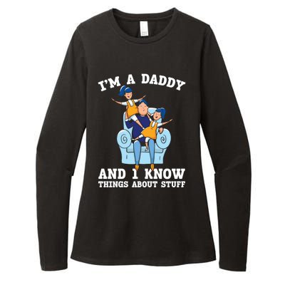 Fathers Day Papa Best Dad Ever Fatherhood Daddy Gift Womens CVC Long Sleeve Shirt