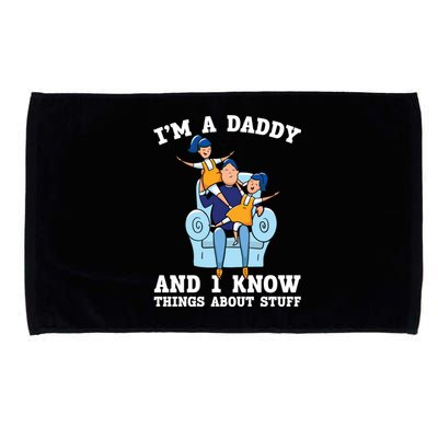 Fathers Day Papa Best Dad Ever Fatherhood Daddy Gift Microfiber Hand Towel