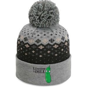 Funny Dill Pickle Gift The Baniff Cuffed Pom Beanie