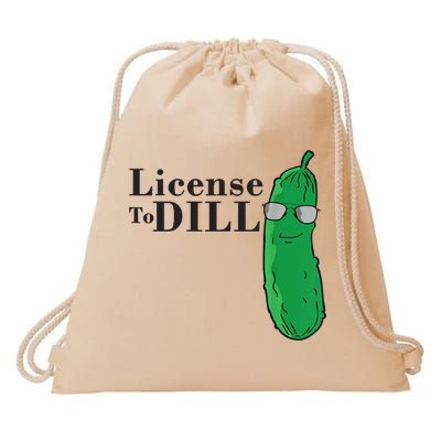 Funny Dill Pickle Gift Drawstring Bag