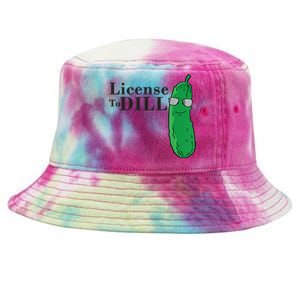 Funny Dill Pickle Gift Tie-Dyed Bucket Hat