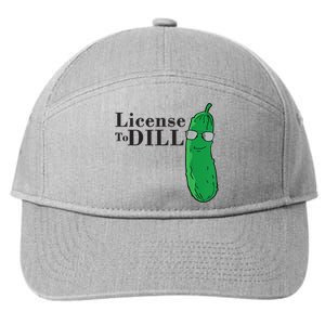 Funny Dill Pickle Gift 7-Panel Snapback Hat