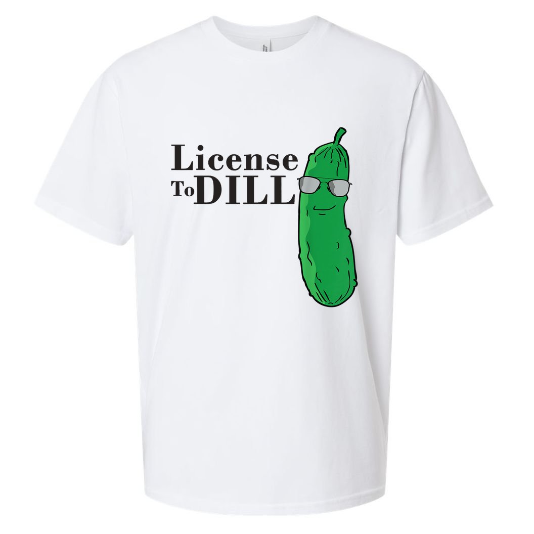 Funny Dill Pickle Gift Sueded Cloud Jersey T-Shirt