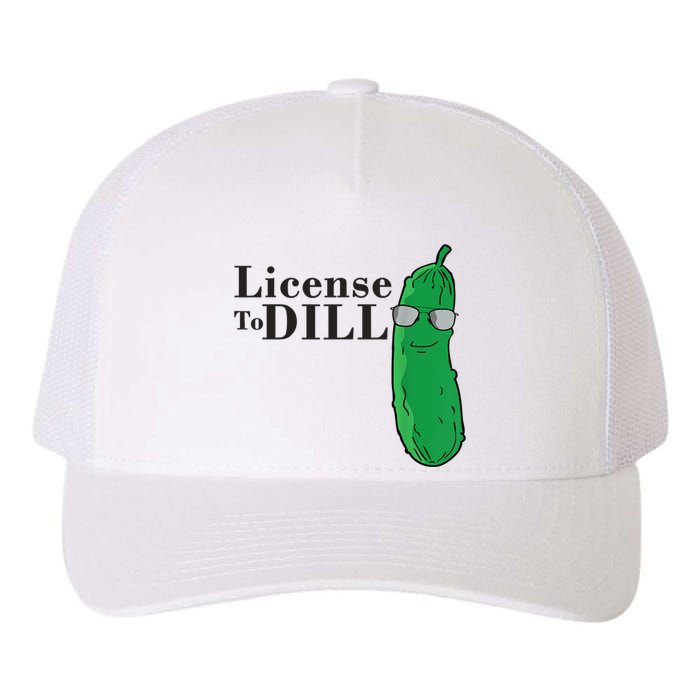 Funny Dill Pickle Gift Yupoong Adult 5-Panel Trucker Hat