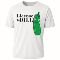 Funny Dill Pickle Gift Cooling Performance Crew T-Shirt