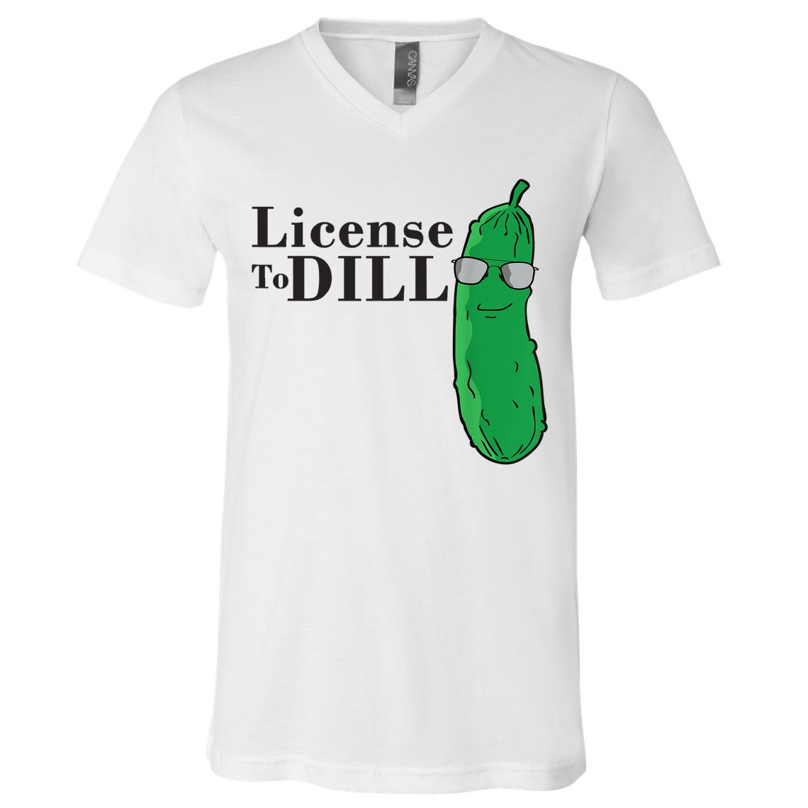 Funny Dill Pickle Gift V-Neck T-Shirt