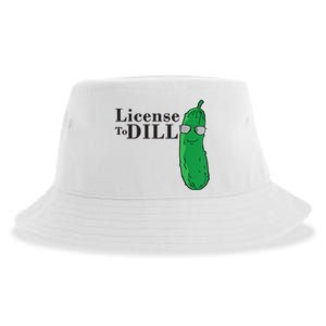 Funny Dill Pickle Gift Sustainable Bucket Hat