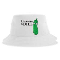 Funny Dill Pickle Gift Sustainable Bucket Hat