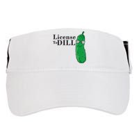 Funny Dill Pickle Gift Adult Drive Performance Visor