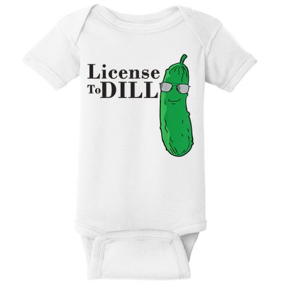 Funny Dill Pickle Gift Baby Bodysuit