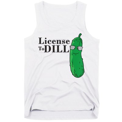 Funny Dill Pickle Gift Tank Top