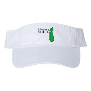 Funny Dill Pickle Gift Valucap Bio-Washed Visor