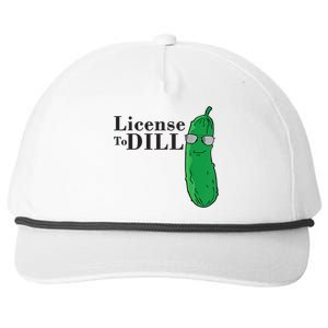 Funny Dill Pickle Gift Snapback Five-Panel Rope Hat