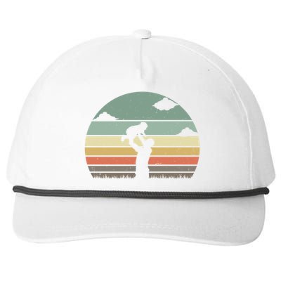 Fathers Day Papa Best Dad Ever Fatherhood Daddy Gift Snapback Five-Panel Rope Hat