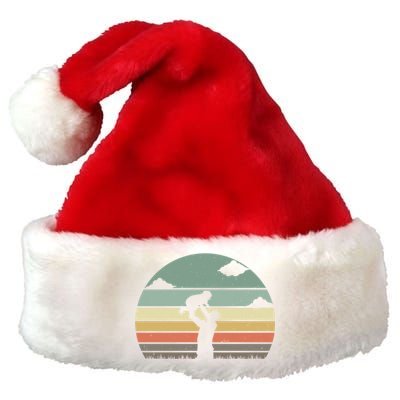 Fathers Day Papa Best Dad Ever Fatherhood Daddy Gift Premium Christmas Santa Hat