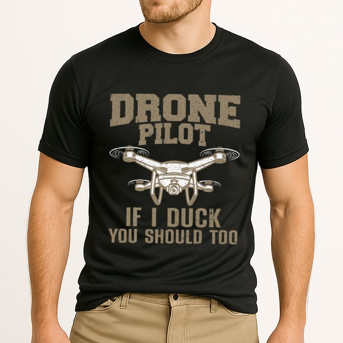 Funny Drone Pilot Design For Drone Operator Performance Shirt
