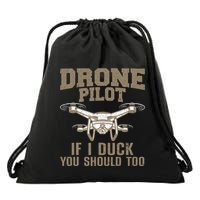 Funny Drone Pilot Design For Drone Operator Drawstring Bag