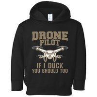 Funny Drone Pilot Design For Drone Operator Toddler Hoodie