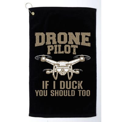 Funny Drone Pilot Design For Drone Operator Golf Towel
