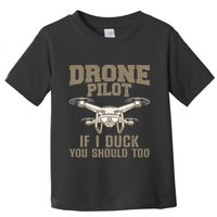 Funny Drone Pilot Design For Drone Operator Toddler T-Shirt