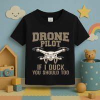 Funny Drone Pilot Design For Drone Operator Toddler T-Shirt