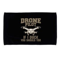 Funny Drone Pilot Design For Drone Operator Microfiber Hand Towel