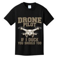 Funny Drone Pilot Design For Drone Operator Kids T-Shirt