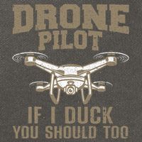 Funny Drone Pilot Design For Drone Operator Cotton Canvas Backpack