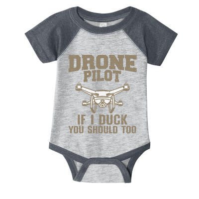 Funny Drone Pilot Design For Drone Operator Infant Baby Jersey Bodysuit