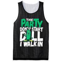 Funny Dill Pickle Lover The Party DonT Start Till I Walk In Mesh Reversible Basketball Jersey Tank