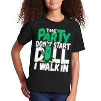 Funny Dill Pickle Lover The Party DonT Start Till I Walk In Kids T-Shirt