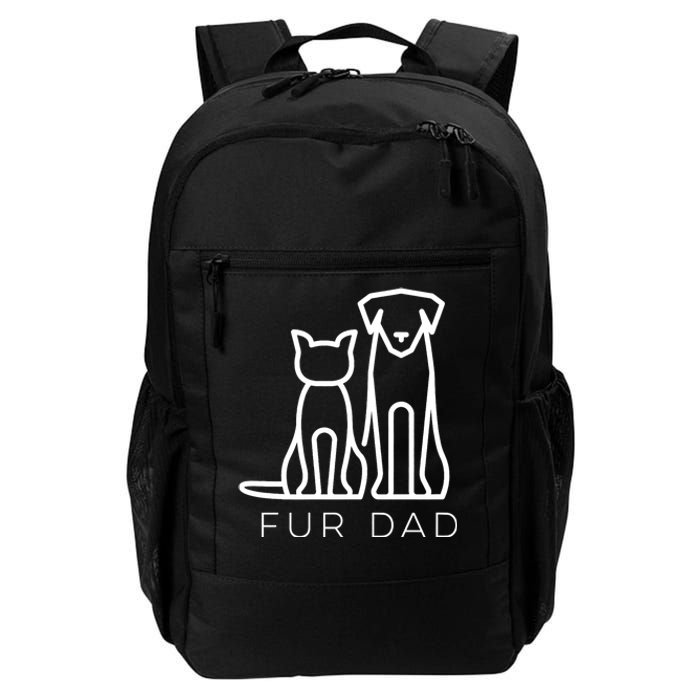 Fur Dad Pet Lover Cat Dog Dad Husband Funny Fathers Day Wife Daily Commute Backpack