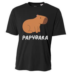 FatherS Day Papybara Funny Capybara For Dads Cooling Performance Crew T-Shirt