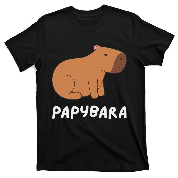 FatherS Day Papybara Funny Capybara For Dads T-Shirt