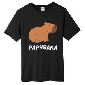 FatherS Day Papybara Funny Capybara For Dads Tall Fusion ChromaSoft Performance T-Shirt