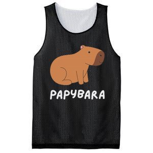 FatherS Day Papybara Funny Capybara For Dads Mesh Reversible Basketball Jersey Tank