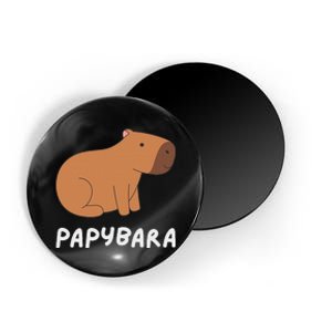 FatherS Day Papybara Funny Capybara For Dads Magnet