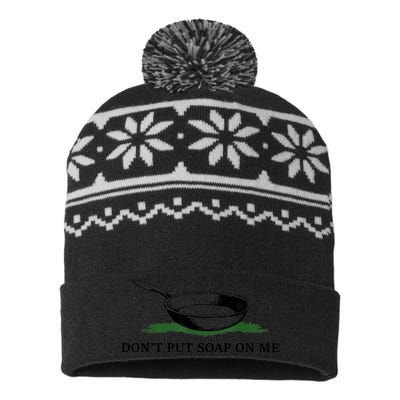 Funny Don’t Put Soap On Me Apparel USA-Made Snowflake Beanie