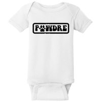 Fathers Day Pawdre Dog Cat Paw Dad Funny Fur Papa Daddy Baby Bodysuit