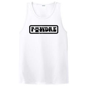 Fathers Day Pawdre Dog Cat Paw Dad Funny Fur Papa Daddy PosiCharge Competitor Tank