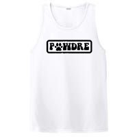 Fathers Day Pawdre Dog Cat Paw Dad Funny Fur Papa Daddy PosiCharge Competitor Tank